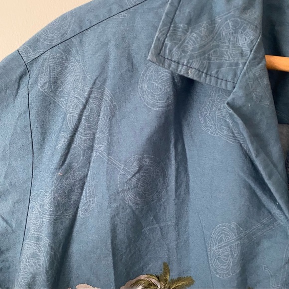 💙 Blue Motorcycle Hawaiian Shirt - Picture 3 of 9